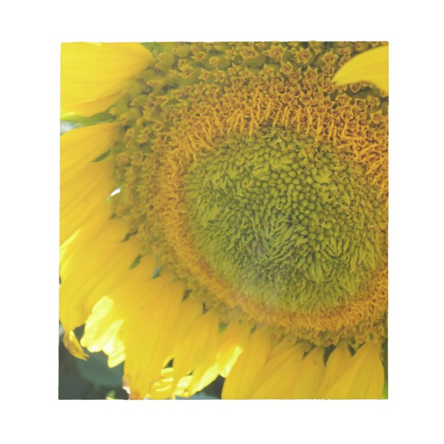 Pretty sunflower notepad (Front)