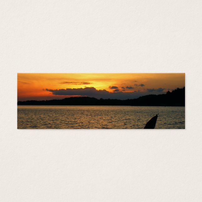 Pretty Sunset Bookmark (Front)