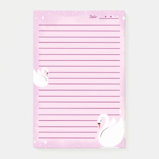 Pretty Swan Delicate Notes
