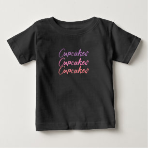 Pretty Sweet Cute Cupcakes Baby T-Shirt