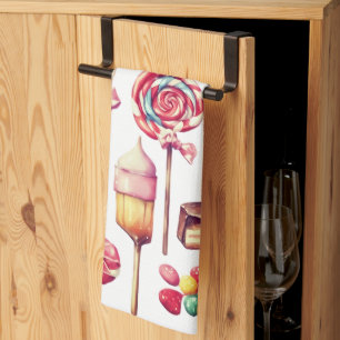 Pretty sweets kitchen towels