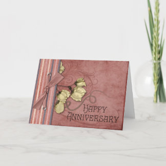 Pretty Swirls Anniversary Card