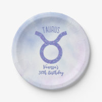 Pretty Taurus Astrology Sign Custom Birthday Party
