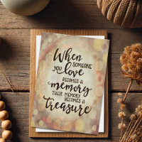 Pretty ‘Their Memory Becomes a Treasure’ Sympathy