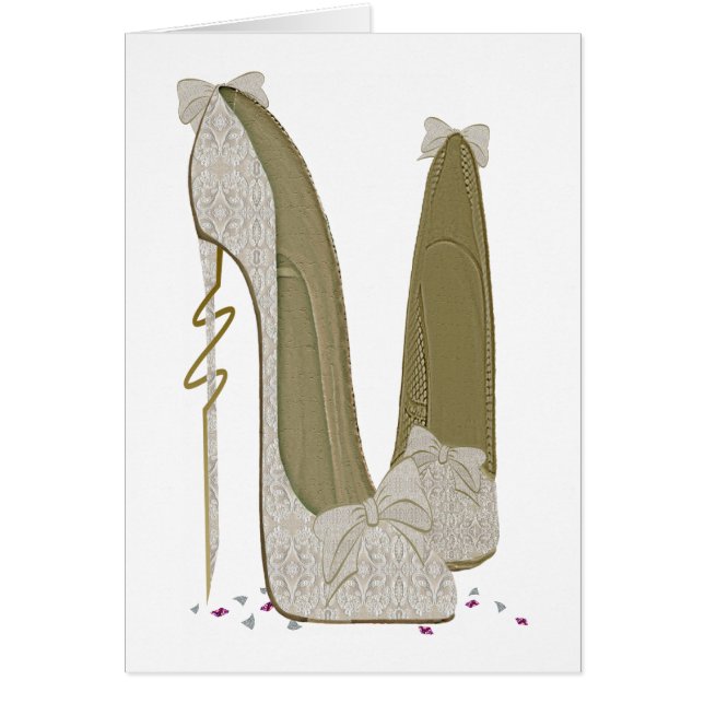Pretty Things Wedding Stiletto Shoes Art (Front)