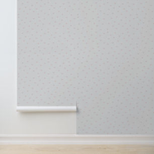 Pretty Tiny Pink Heart on Grey Wallpaper