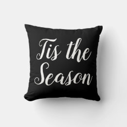 pretty TIS THE SEASON - typography | Cushion