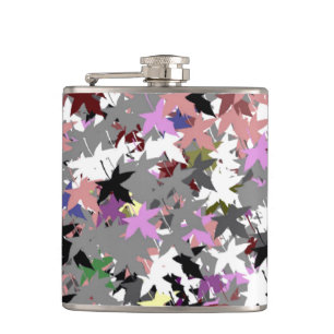 PRETTY TREE LEAVES HIP FLASK