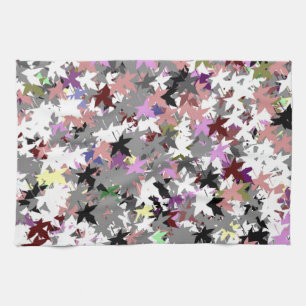 PRETTY TREE LEAVES TEA TOWEL
