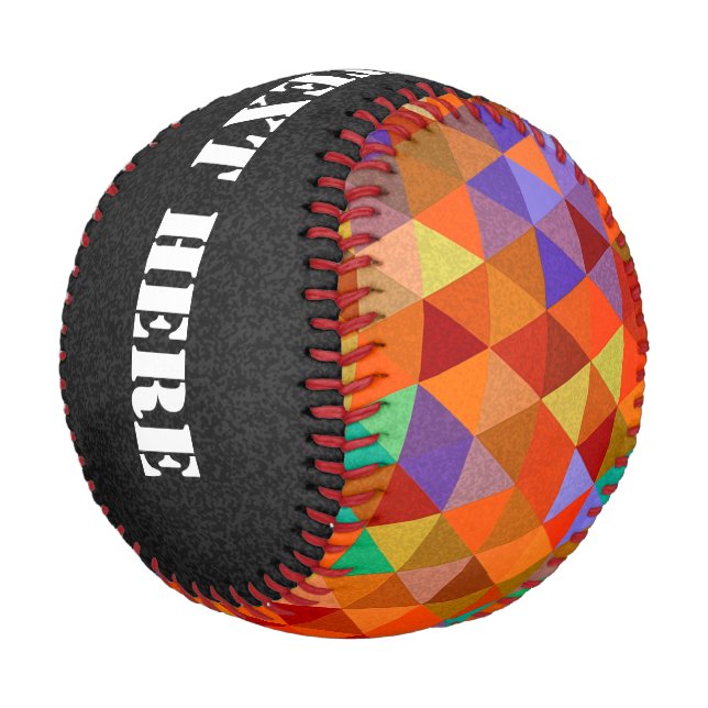 Pretty Triangle grunge pattern I + your ideas Baseball (Angled)