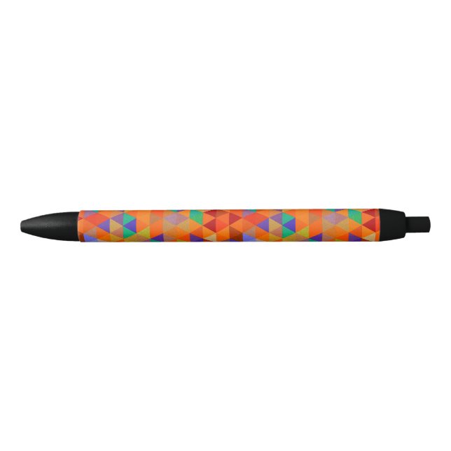 Pretty Triangle grunge pattern I + your ideas Black Ink Pen (Front)