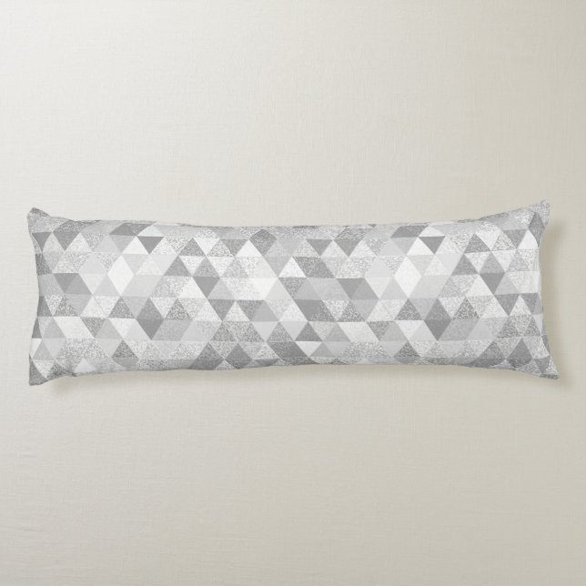 Pretty Triangle grunge pattern II + your ideas Body Cushion (Back)