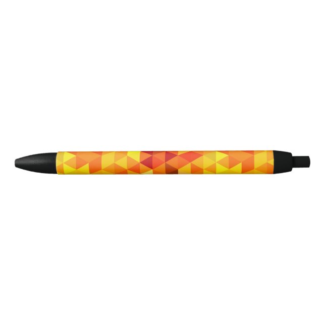 Pretty Triangle pattern I + your ideas Black Ink Pen (Front)