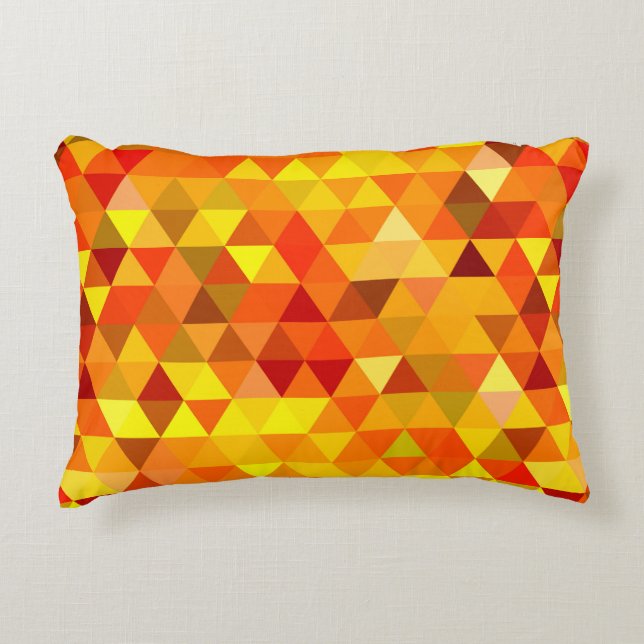Pretty Triangle pattern I + your ideas Decorative Cushion (Front)