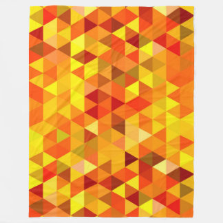Pretty Triangle pattern I + your ideas Fleece Blanket