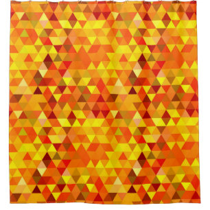 Pretty Triangle Pattern I + your ideas Shower Curtain