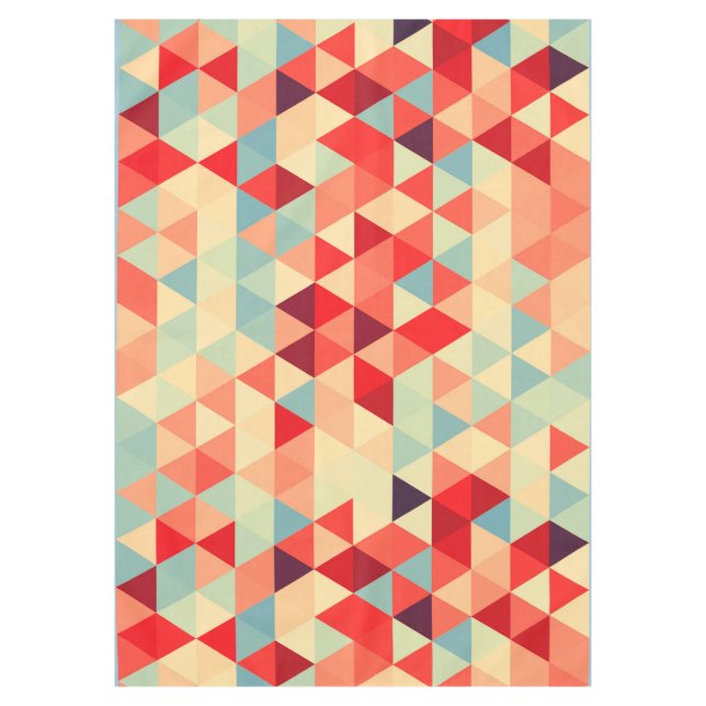 Pretty Triangle pattern II + your ideas Tablecloth (Front)