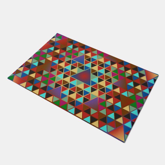 Pretty Triangle pattern III + your ideas Doormat (Angled)