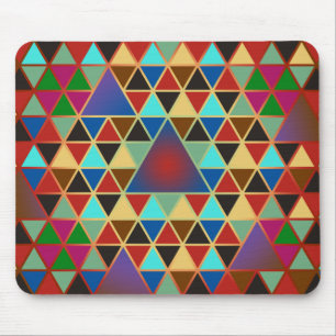 Pretty Triangle pattern III + your ideas Mouse Pad