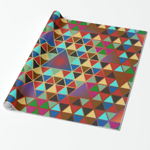 Pretty Triangle pattern III + your ideas Wrapping Paper