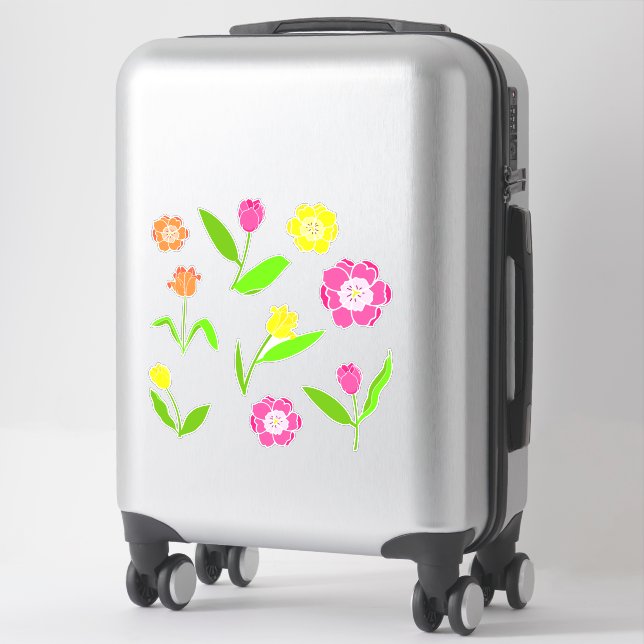 Pretty Tulips Flower (Suitcase)