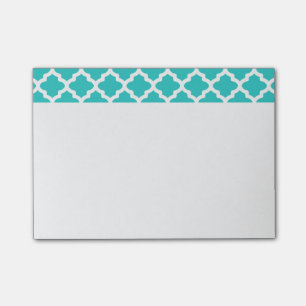 Pretty Turquoise Post It Notes