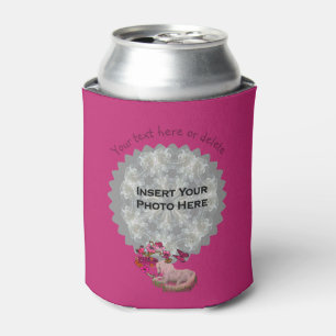 Pretty Unicorn Personalised Photo  Can Cooler