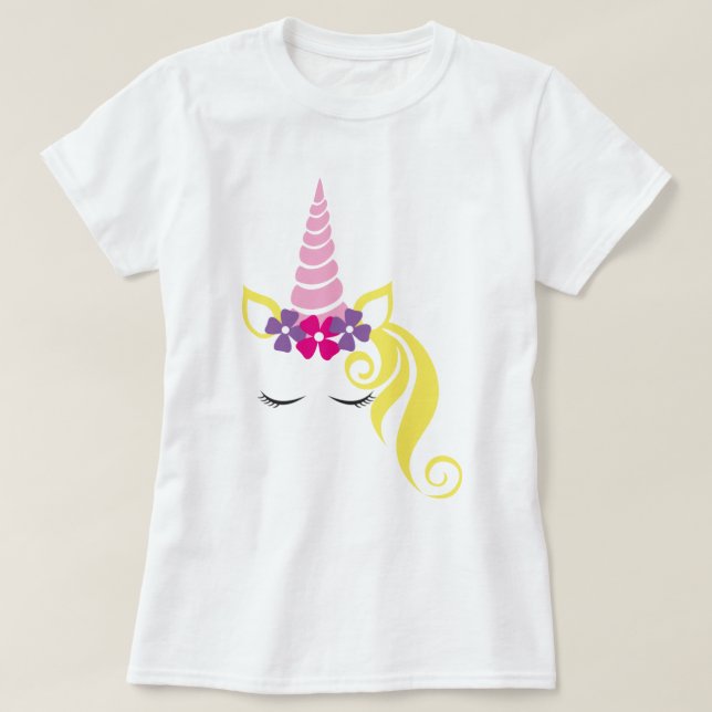 Pretty Unicorn T-Shirt (Design Front)
