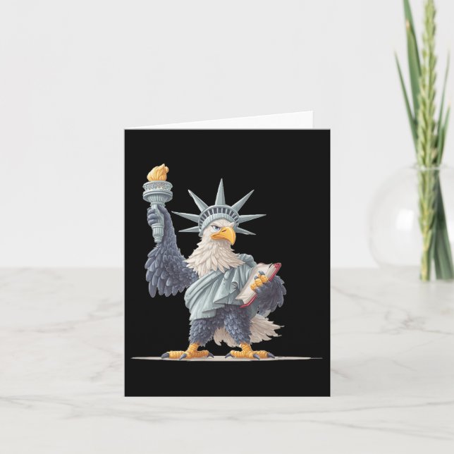 Pretty Usa Statue Costume For Patriotic Clothes Lo Card (Front)