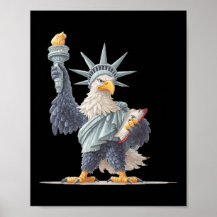 Pretty Usa Statue Costume For Patriotic Clothes Lo Poster