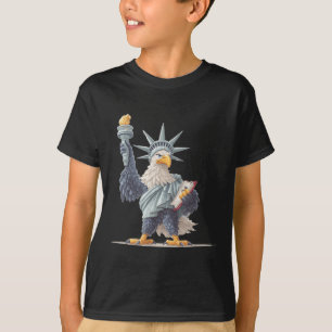 Pretty Usa Statue Costume For Patriotic Clothes Lo T-Shirt