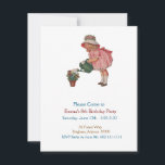 Pretty Vintage Children's Party Invitation<br><div class="desc">Let your children's friends know that they can expect a fun,  whimsical party with this pretty,  vintage,  storybook invitation.</div>