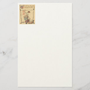 Pretty Vintage Lady Stationery