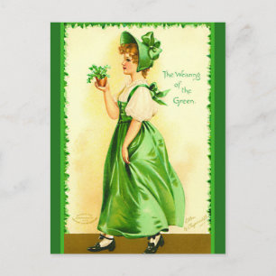 Pretty Vintage St. Patrick's Day, Clappsadle copy Postcard