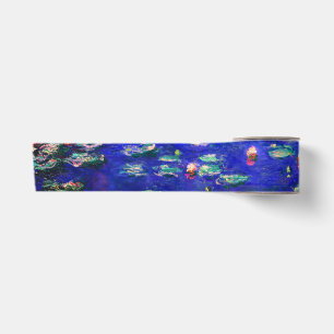 Pretty Vintage Water Lilies by Claude Monet Satin Ribbon