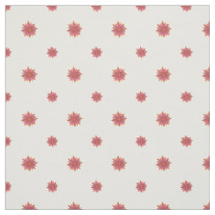 Pretty Water Lilies Polka Dots Custom Fabric