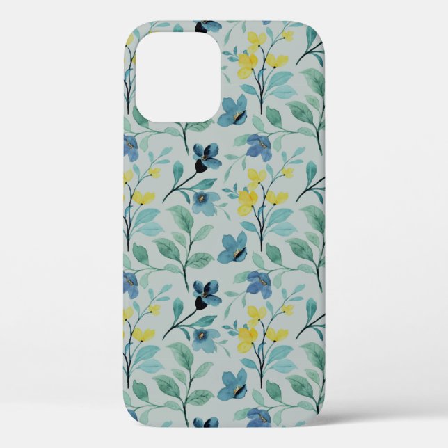 Pretty Watercolor Floral  Case-Mate iPhone Case (Back)