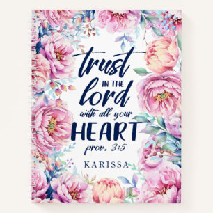 Pretty Watercolor Florals   Scripture Journal