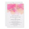 Pretty Watercolor Pink Peach Wedding