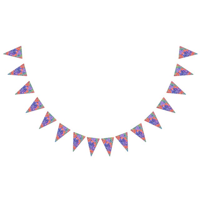 Pretty Watercolour Floral Party Bunting (All)