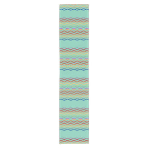 Pretty Waves coloured + your background & ideas Short Table Runner