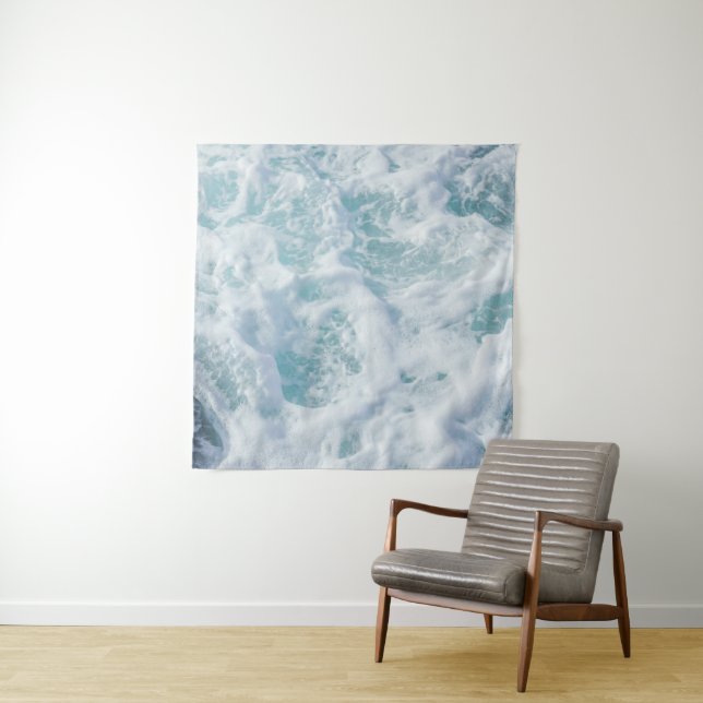 Pretty Waves Foam Tapestry (In Situ)