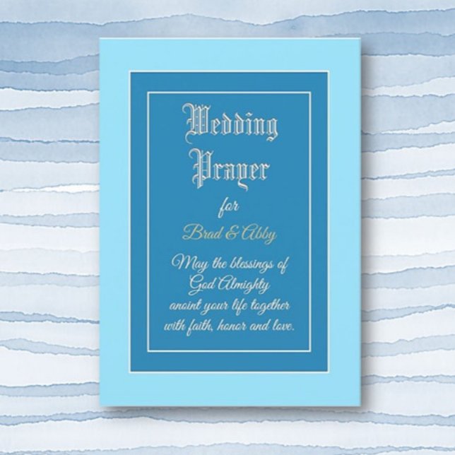 Pretty Wedding prayer custom card (Creator Uploaded)