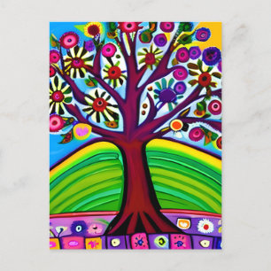 Pretty Whimsical Artwork   AI Generated Art Postcard