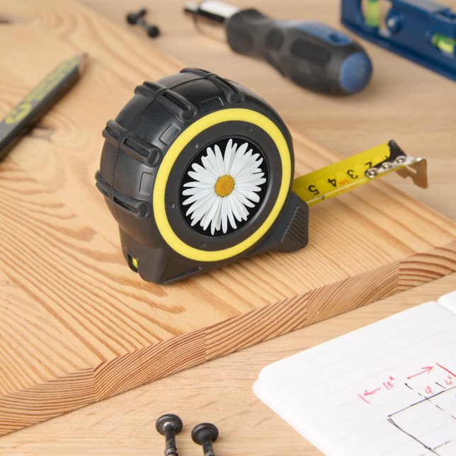 Pretty White Daisy Floral 1 (Woodwork)