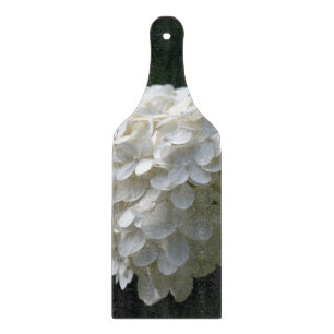 Pretty White Lime Hydrangea Cutting Board
