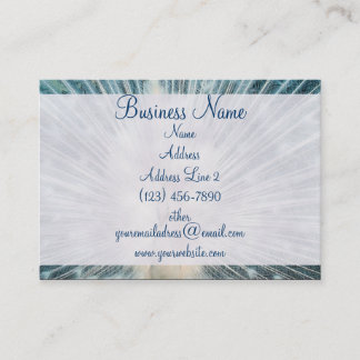 Pretty White Peacock Business Cards