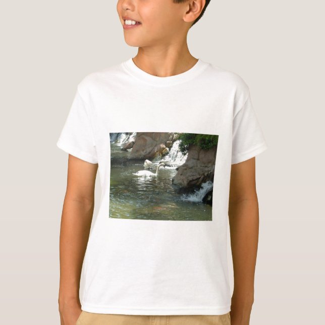 Pretty White Swan T-Shirt (Front)