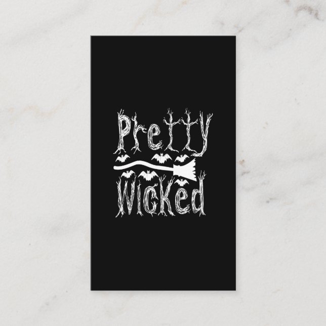 pretty wicked business card (Front)