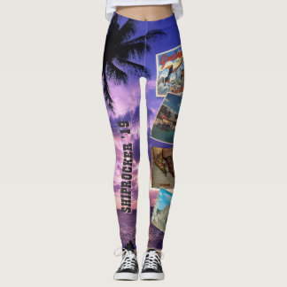 Pretty Wicked Ladies - Postcards Leggings